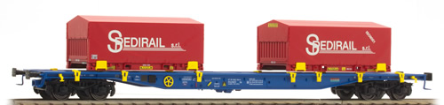 LS Models 36051 - Container Wagon Sgss NACCO of the DB – Red